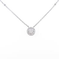 プラチナダイヤモンドネックレス 0．306ct・G・SI2・GOOD
