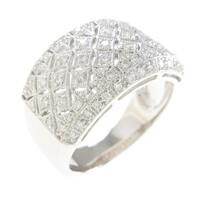 18KWG ダイヤモンドリング