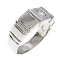【リメイク】プラチナダイヤモンドリング 0．202ct・F・SI2・GOOD