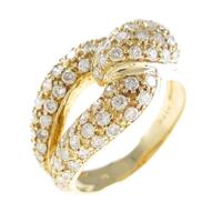 K18YG ダイヤモンドリング