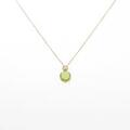 K18YG ペリドットネックレス