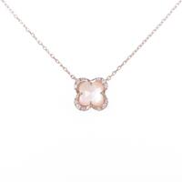 ヴァンドーム フラワー カラーストーンネックレス