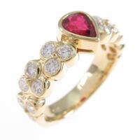 750YG ルビーリング