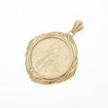 K18YG（枠）コイン ペンダント