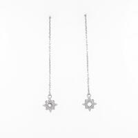 4゜C ホワイトトパーズピアス