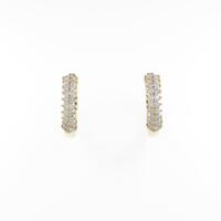 K18YG ダイヤモンドピアス