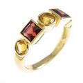 K18YG ガーネットリング