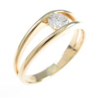 K18YG ダイヤモンドリング