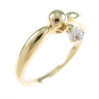 K18YG ダイヤモンドリング