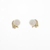 K18YG アコヤパールピアス