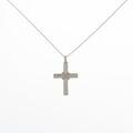 K10YG クロス ダイヤモンドネックレス