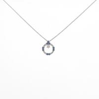 K18WG サファイヤネックレス