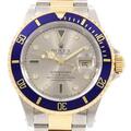 ロレックス 16613SG． サブマリーナデイト SSxYG 自動巻