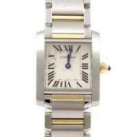 カルティエ W51007Q4 タンクフランセーズ コンビ SSxYG クォーツ