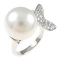 ミキモト シロチョウパールリング