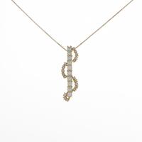 K18YG ダイヤモンドネックレス