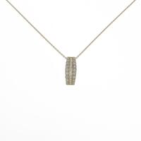 K18YG ダイヤモンドネックレス