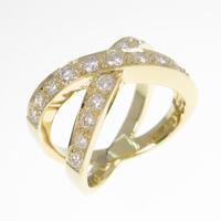 750YG ダイヤモンドリング