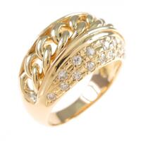 K18YG ダイヤモンドリング