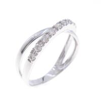 【リメイク】K18WG ダイヤモンドピンキーリング