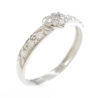 PT ハート ダイヤモンドリング