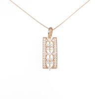 K18PG ダイヤモンドネックレス