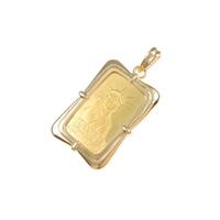 K18YG（枠） インゴッド ペンダント