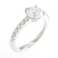 プラチナダイヤモンドリング 1．019ct・F・SI2・GOOD