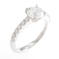 プラチナダイヤモンドリング 1．019ct・F・SI2・GOOD
