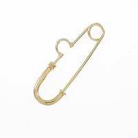 K18YG セーフティピン ブローチ