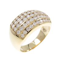 K18YG ダイヤモンドリング