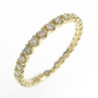 K18YG フルエタニティ ダイヤモンドリング