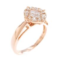 K18PG ダイヤモンドリング