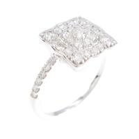 【リメイク】K18WG ダイヤモンドリング