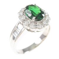 PT グリーンガーネットリング