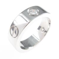 カルティエ ラブリング ハーフダイヤ