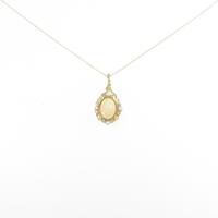 K18YG カラーストーンネックレス