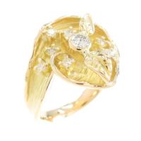 K18YG ダイヤモンドリング