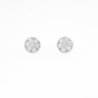 【リメイク】K18WG ダイヤモンドピアス