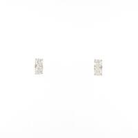 【リメイク】K18WG ダイヤモンドピアス