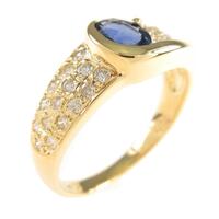 K18YG サファイヤリング