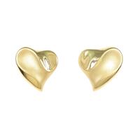 K18YG ハート イヤリング