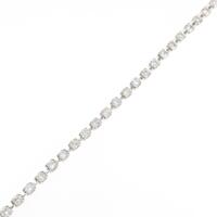 K18WG ダイヤモンドブレスレット