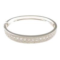 K18WG ダイヤモンドバングル