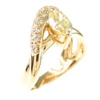 K18YG ダイヤモンドリング