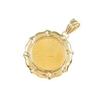 【リメイク】K18YG（枠）コイン ペンダント