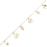 750YG フィッシュ ブレスレット