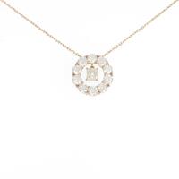 K18PG ダイヤモンドネックレス