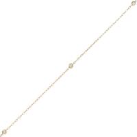 4゜C ダイヤモンドブレスレット