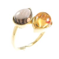 K18YG シトリンリング